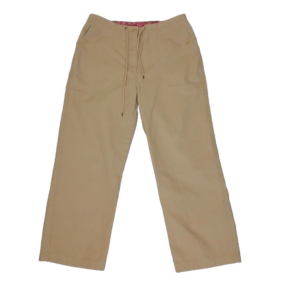 Vtg Ralph Lauren RL Womens LAKE POWELL Field Utility Pants Size 8 Khaki Canvas